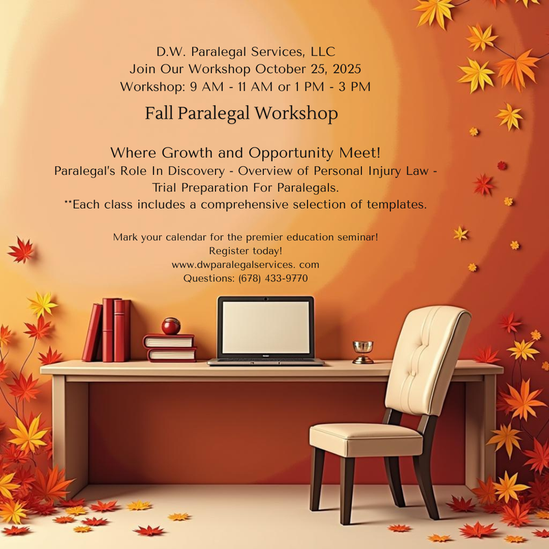 Fall Paralegal Workshop