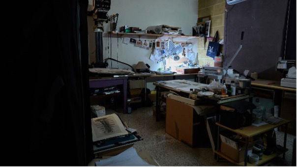 Zvezdan’s studio in Sliema