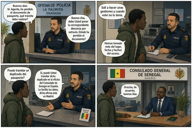 Périda por extravio del pasaporte, tramites para gestionarlo