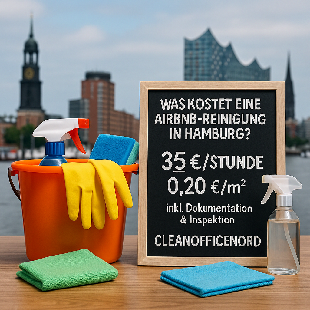 Was kostet eine Airbnb-Reinigung in Hamburg? – Faire Preise bei Cleanofficenord
