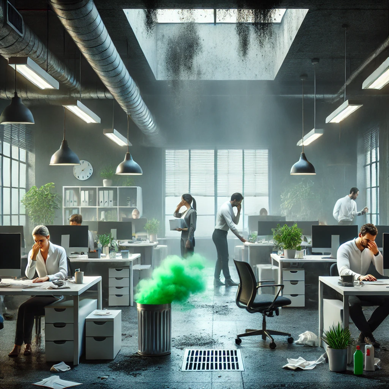 Sick-Building-Syndrom: Wie schlechte Luft und Schmutz die Mitarbeitergesundheit gefährden