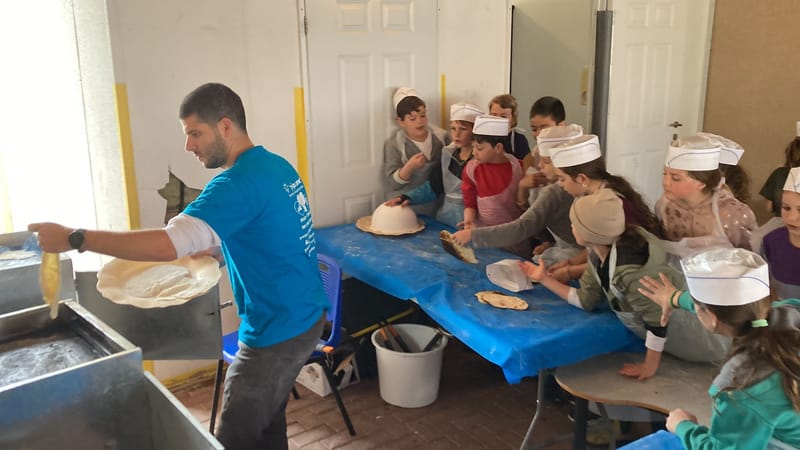 סדנת אפיית מצות 