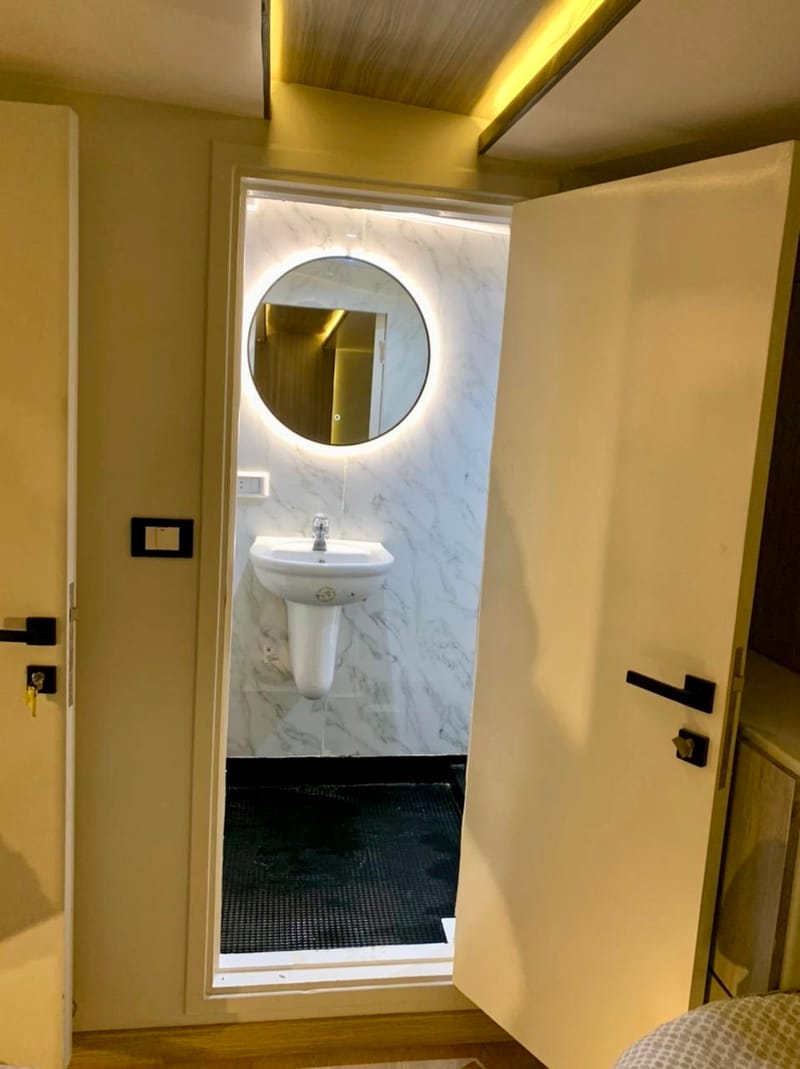 Downstairs cabins