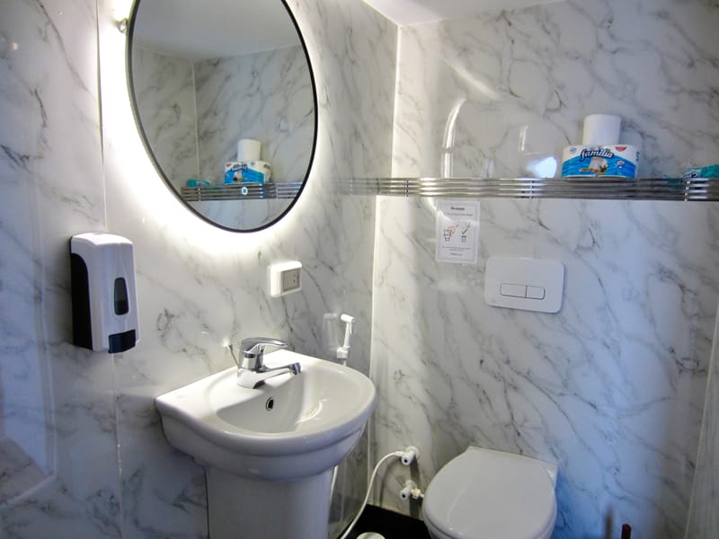 Downstairs cabins