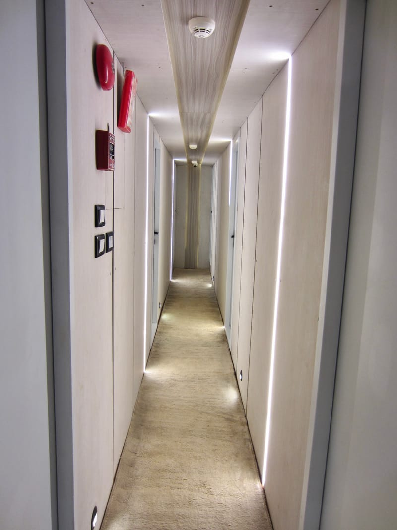 Downstairs cabins