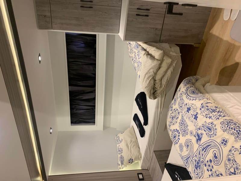 Downstairs cabins