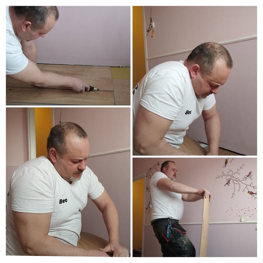 SPC vinyl burkolat megmunkálása