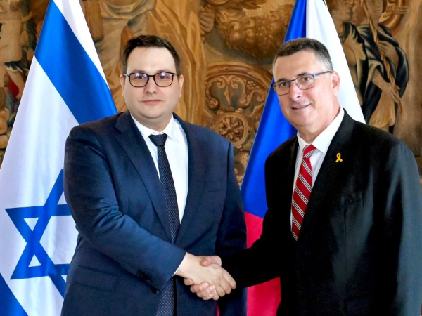 Lipavský empfing Sa’ar in Prag: "Israel ist unser strategischer Partner in Nahost"