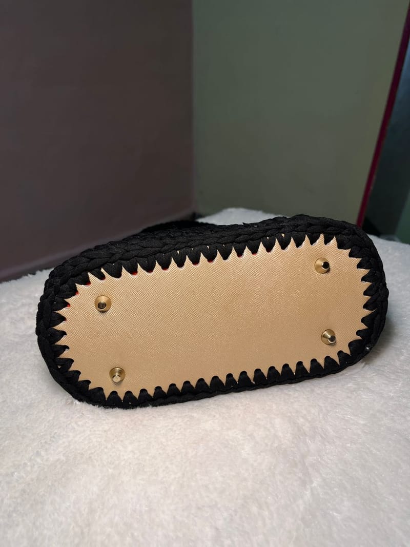 Yarn bags, in a variety of shapes, colours, and configurations