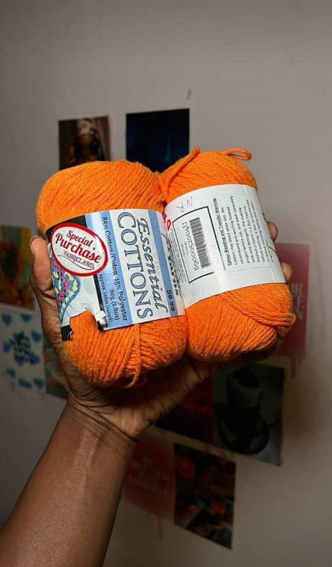 Yarn bags, in a variety of shapes, colours, and configurations