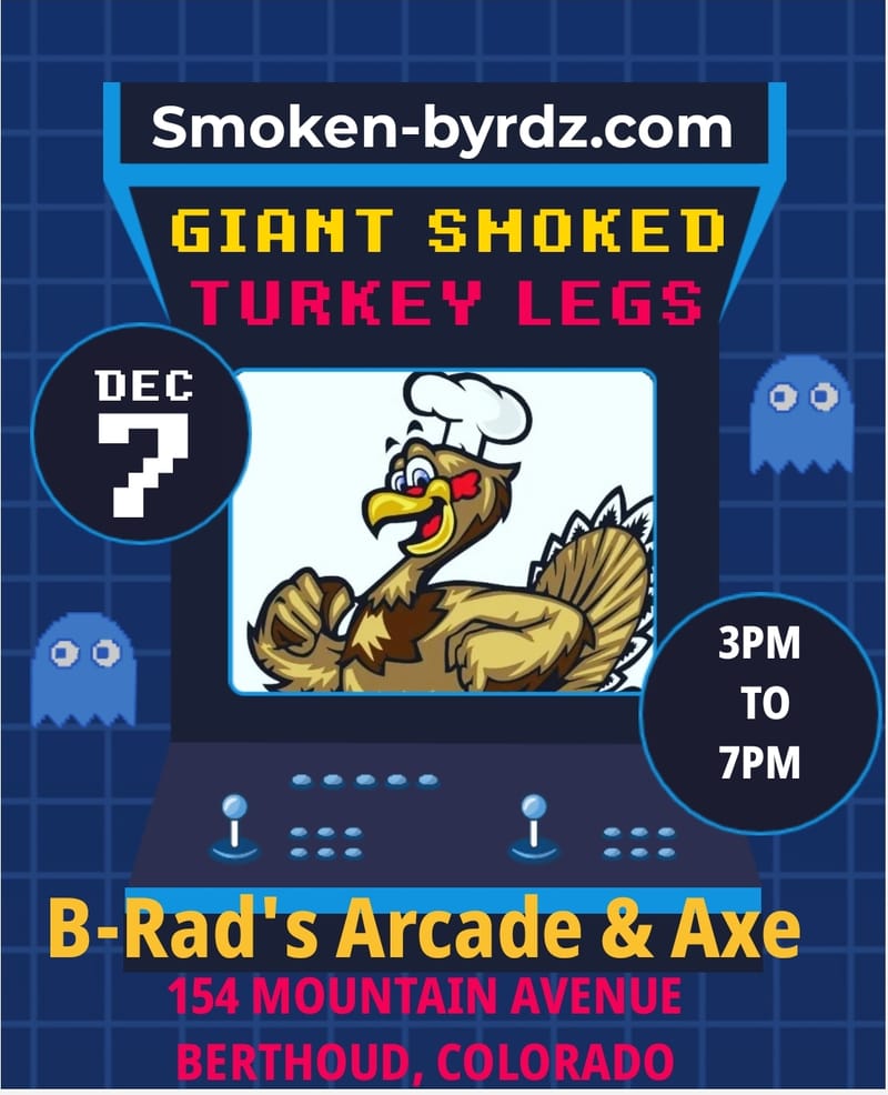 (SATURDAY) Parade of Lights at B-Rad's Arcade & Axe (BERTHOUD, COLORADO)