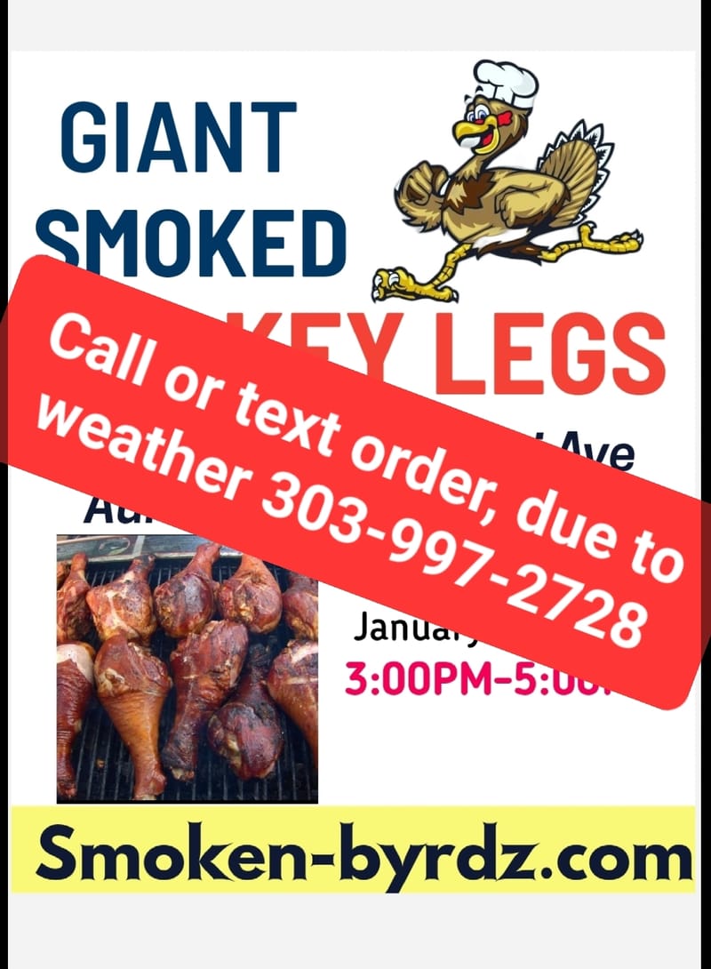 (SATURDAY) Call or text for your order  (AURORA, COLORADO)