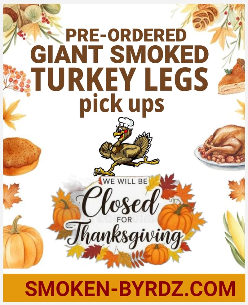 (THURSDAY) CLOSED (PRE-ORDERS ONLY)