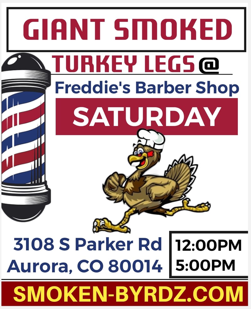(SATURDAY) FREDDIE'S BARBERSHOP (AURORA, COLORADO)