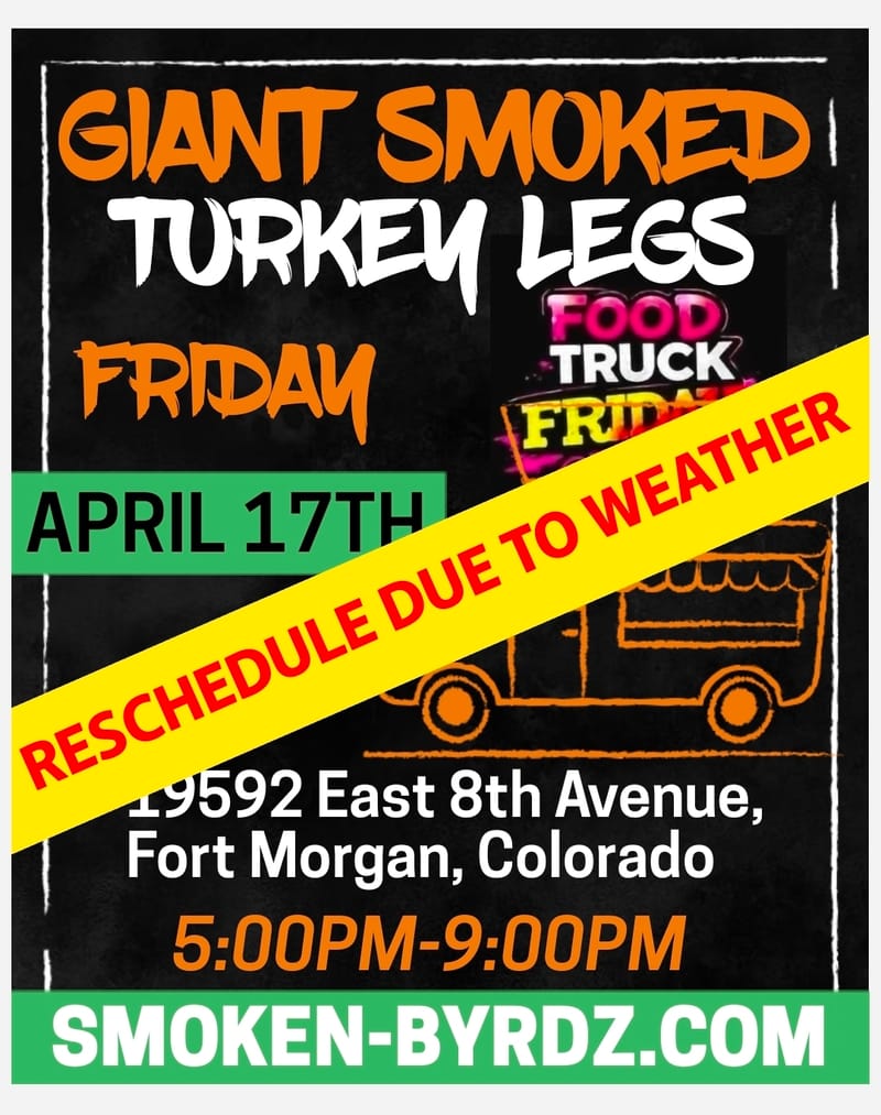 (FRIDAY) RESCHEDULED DUE TO WEATHER (FT. MORGAN, COLORADO))