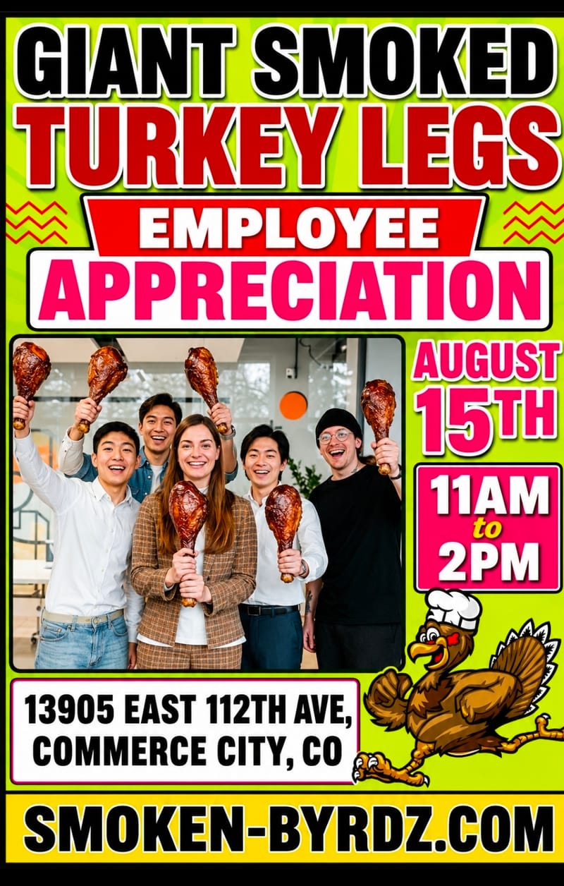 (WEDNESDAY 11:00AM - 2:00PM) Commerce City Employee Appreciation (Commerce City, Colorado)