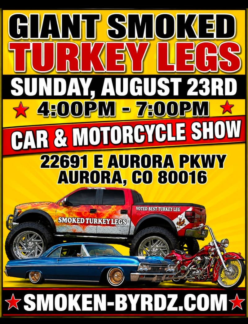 (SUNDAY 4:00PM-7:00PM) CAR AND MOTORCYCLE SHOW (AURORA, COLORADO)
