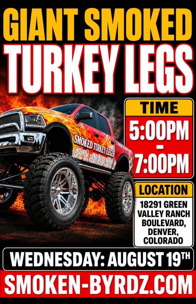 (WEDNESDAY 5PM - 7PM) GREEN VALLEY (DENVER, COLORADO)