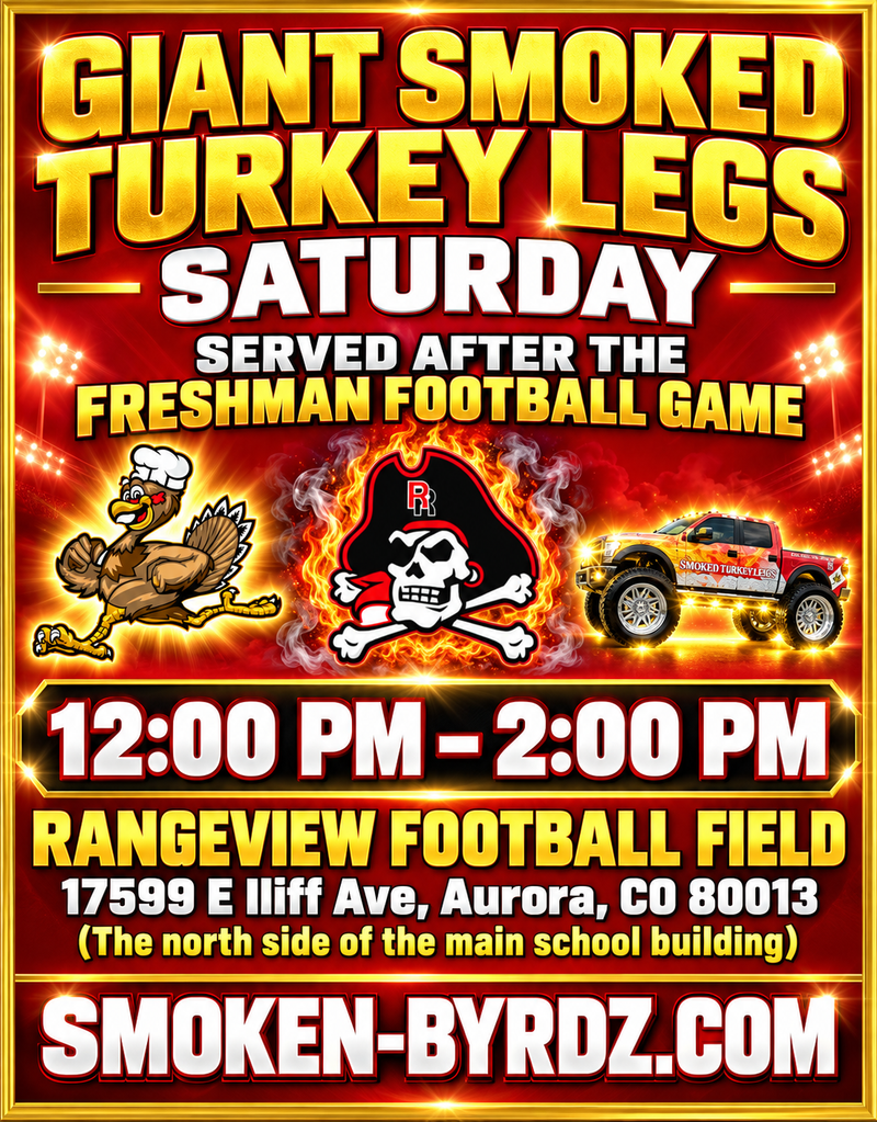 (Saturday 12:00PM-2:00PM) RANGEVIEW FOOTBALL FEILD (AURORA, COLORADO)