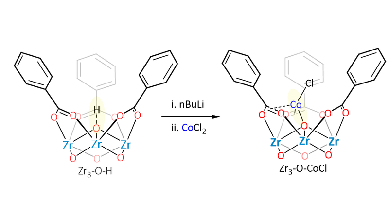 2016: Chemoselective single-site Earth-abundant metal catalysts at metal–organic framework nodes