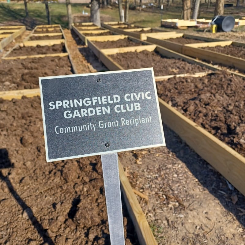 Emerald Gardens Board Completes Installation of 48 Raised beds sponsored by Springfield Civic Garden Club