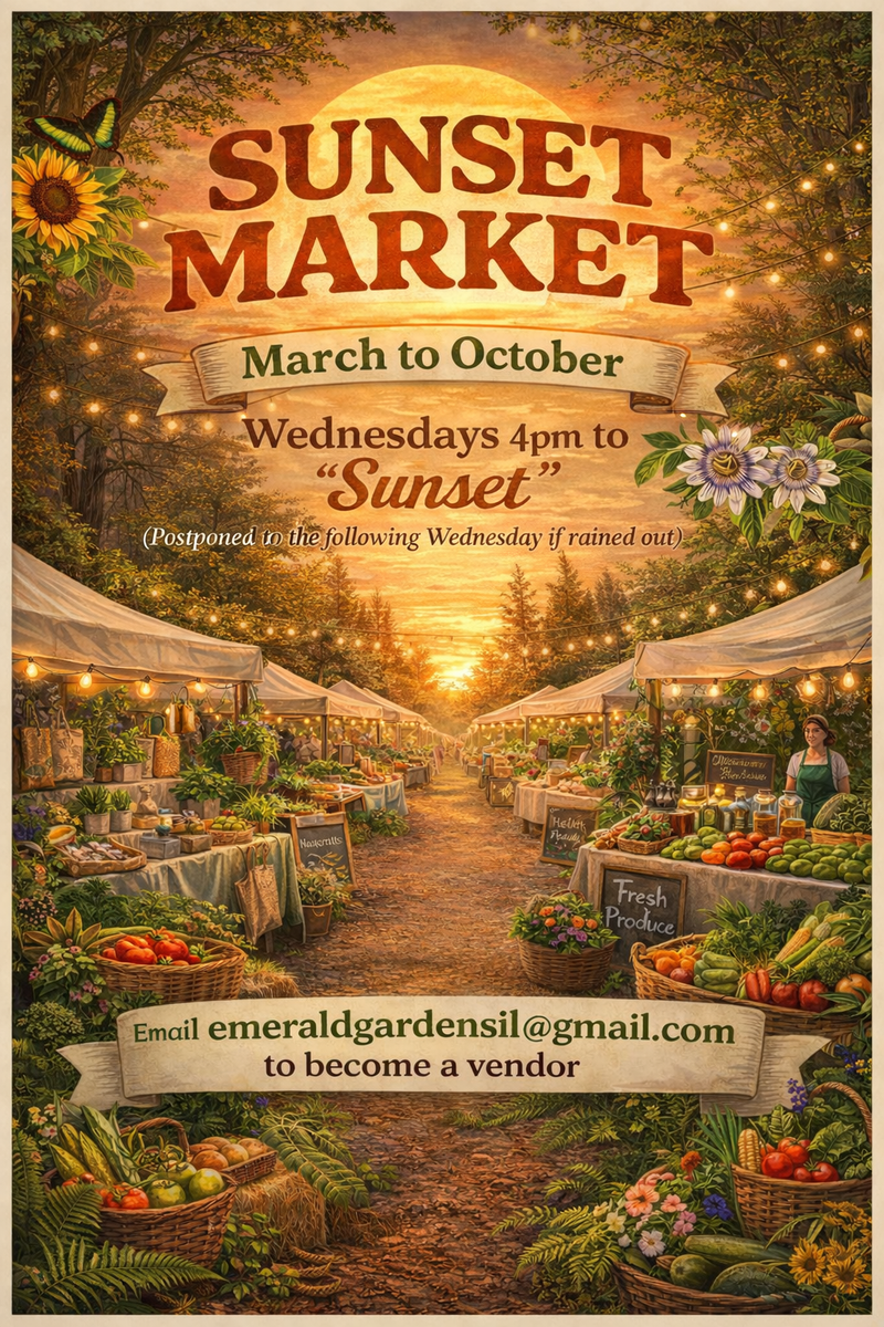 SUNSET MARKET Every WEDNESDAY unless rained out
