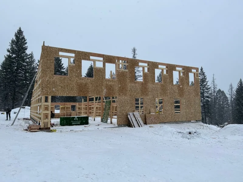 50' x 56' Single Slope Shop House