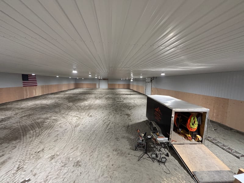 90' x 200' Indoor Arena