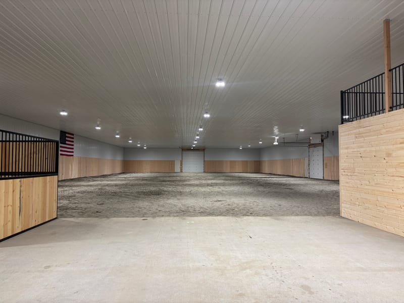 90' x 200' Indoor Arena