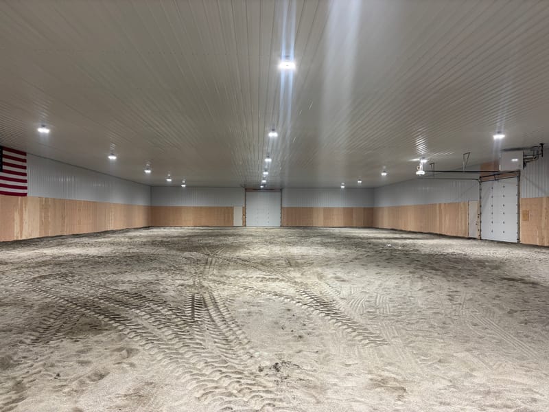 90' x 200' Indoor Arena
