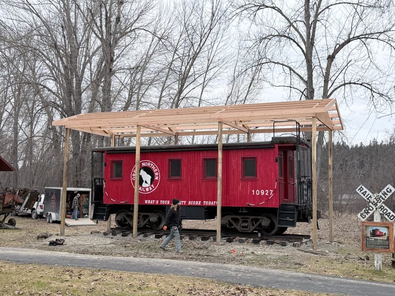Historic Village Caboose Cover