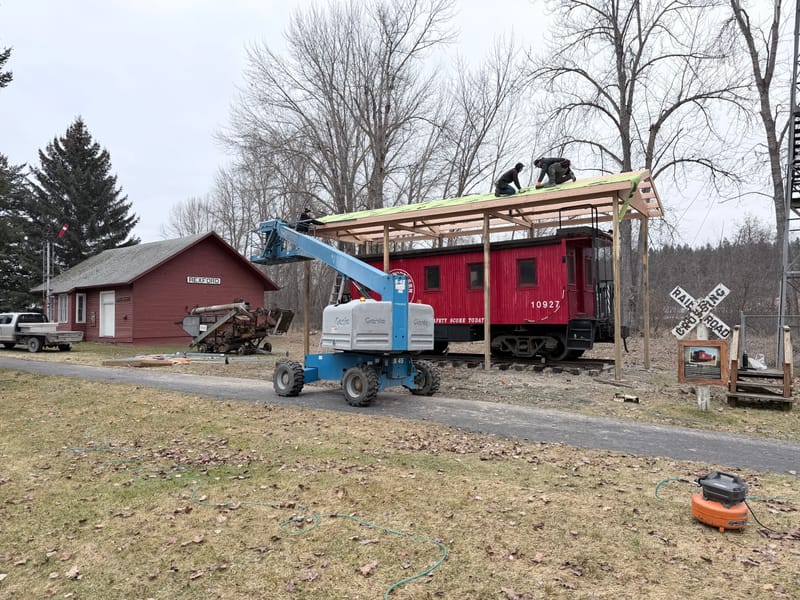 Historic Village Caboose Cover