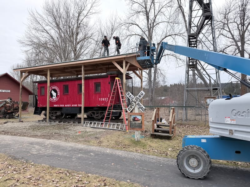 Historic Village Caboose Cover