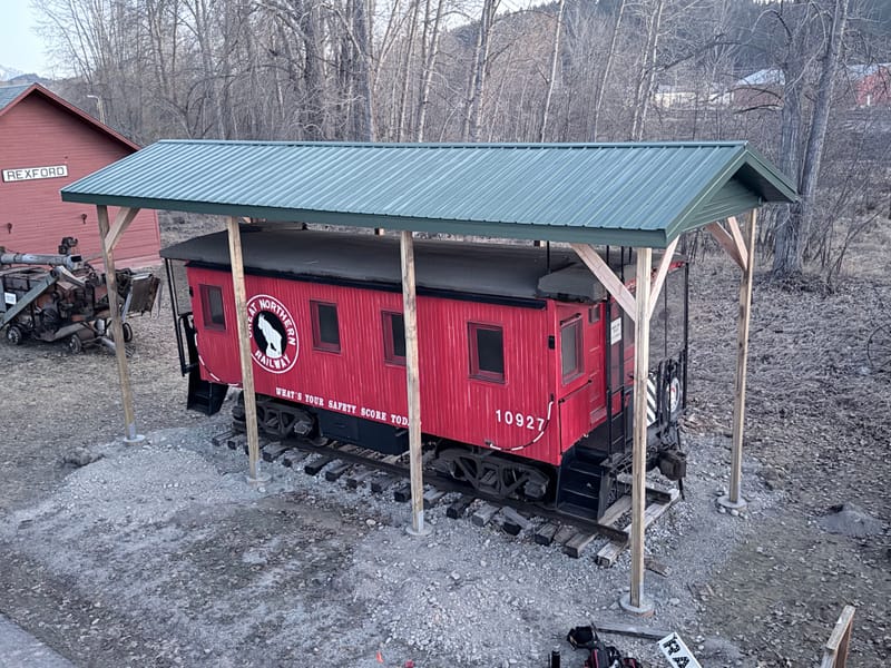 Historic Village Caboose Cover