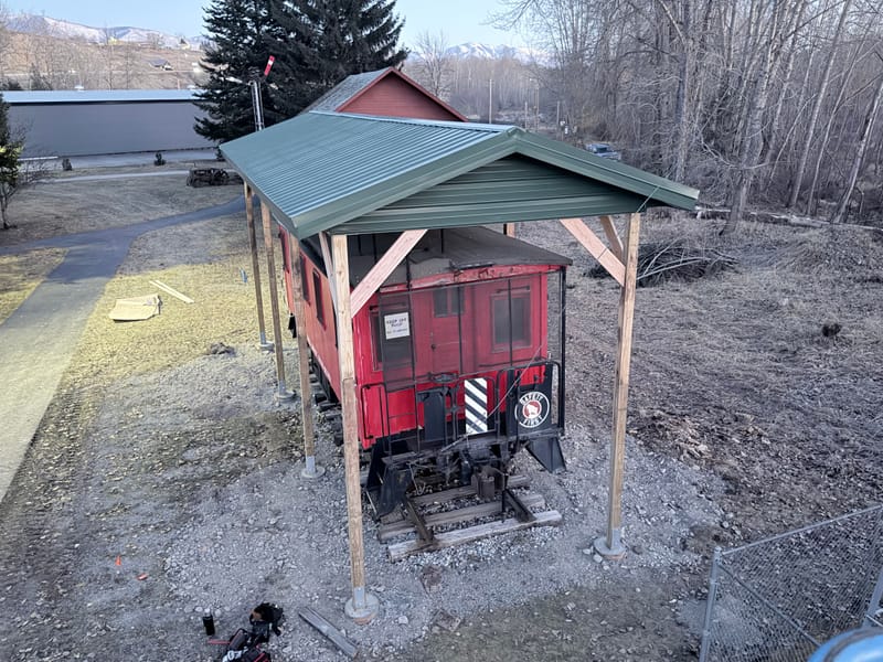 Historic Village Caboose Cover