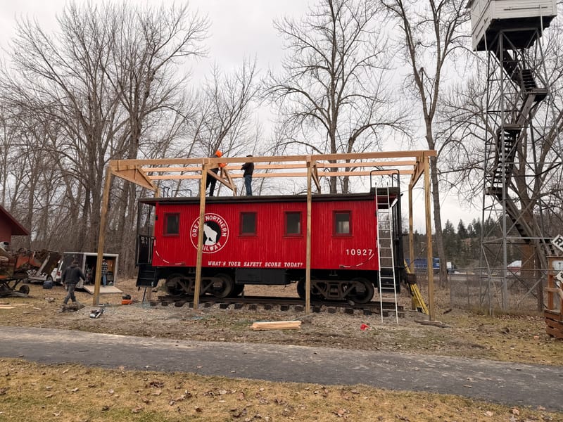 Historic Village Caboose Cover