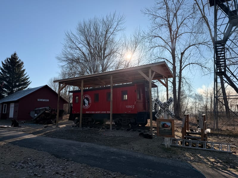Historic Village Caboose Cover