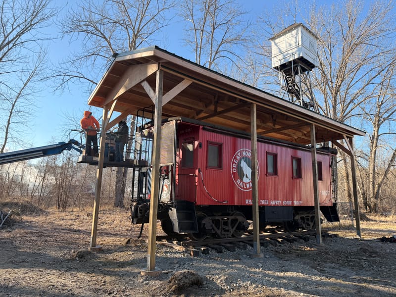Historic Village Caboose Cover