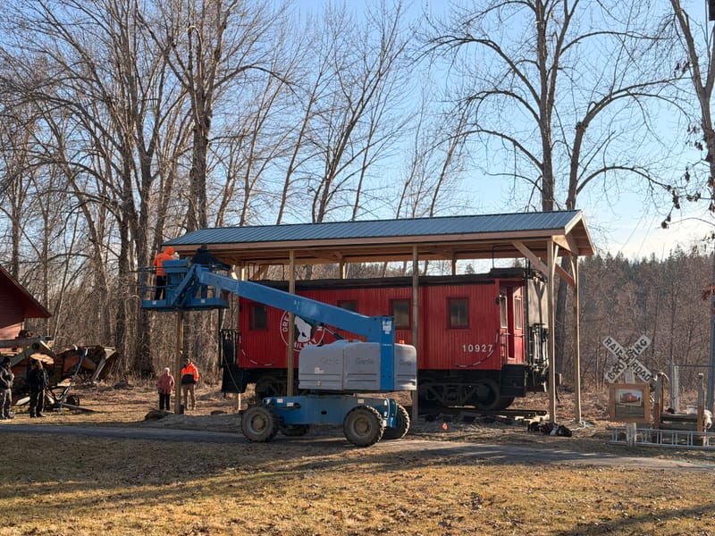 Historic Village Caboose Cover