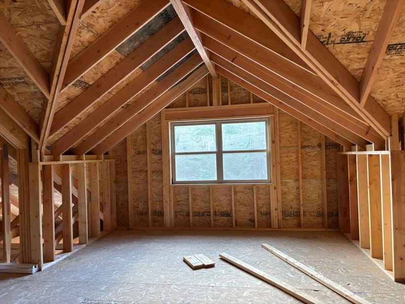 28' x 34' x 10' Garage with Bonus Room