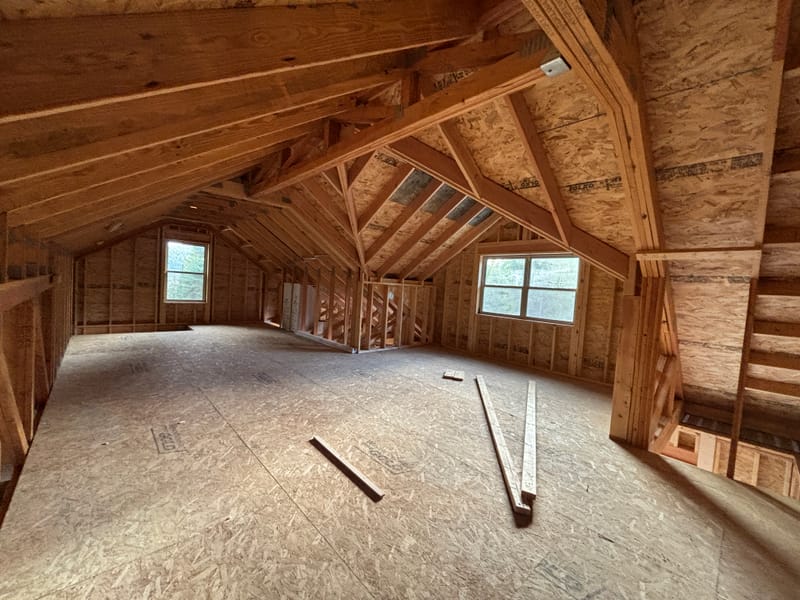 28' x 34' x 10' Garage with Bonus Room