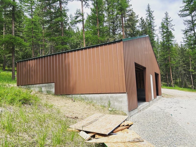 45'x25' storage building 