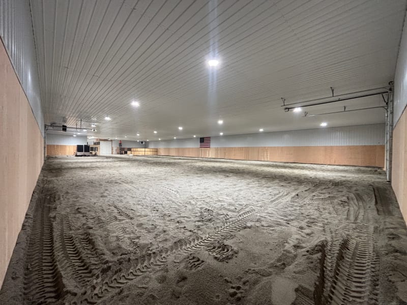 90' x 200' Indoor Arena