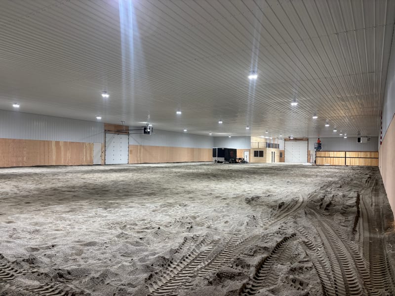 90' x 200' Indoor Arena