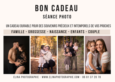 Bon cadeau séance photo