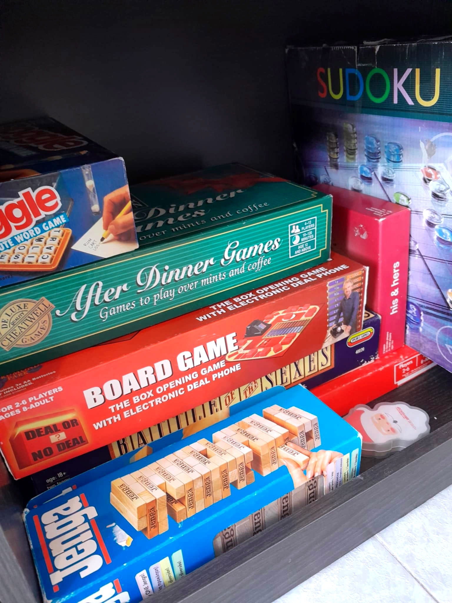 Assorted Game selection