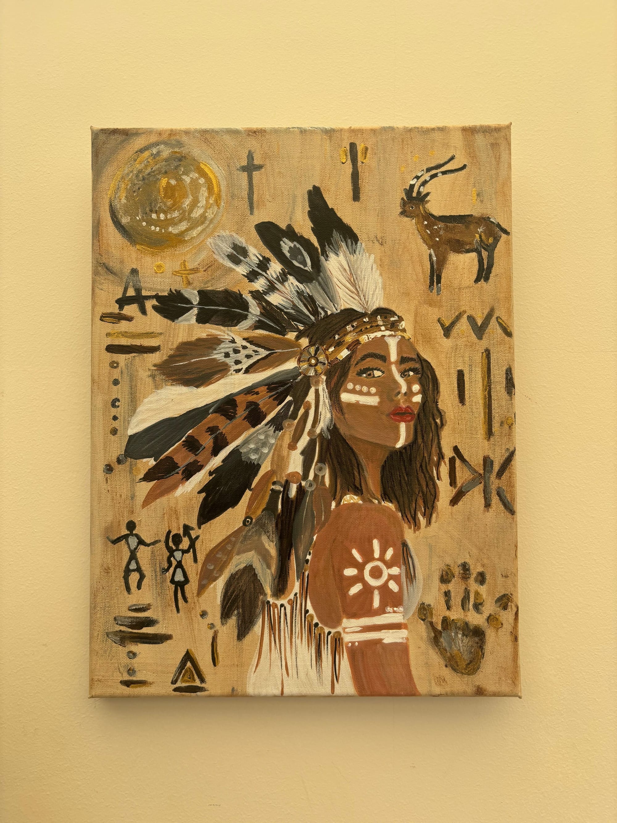 Spirit of The Ancestors - (40x30cm Canvas)