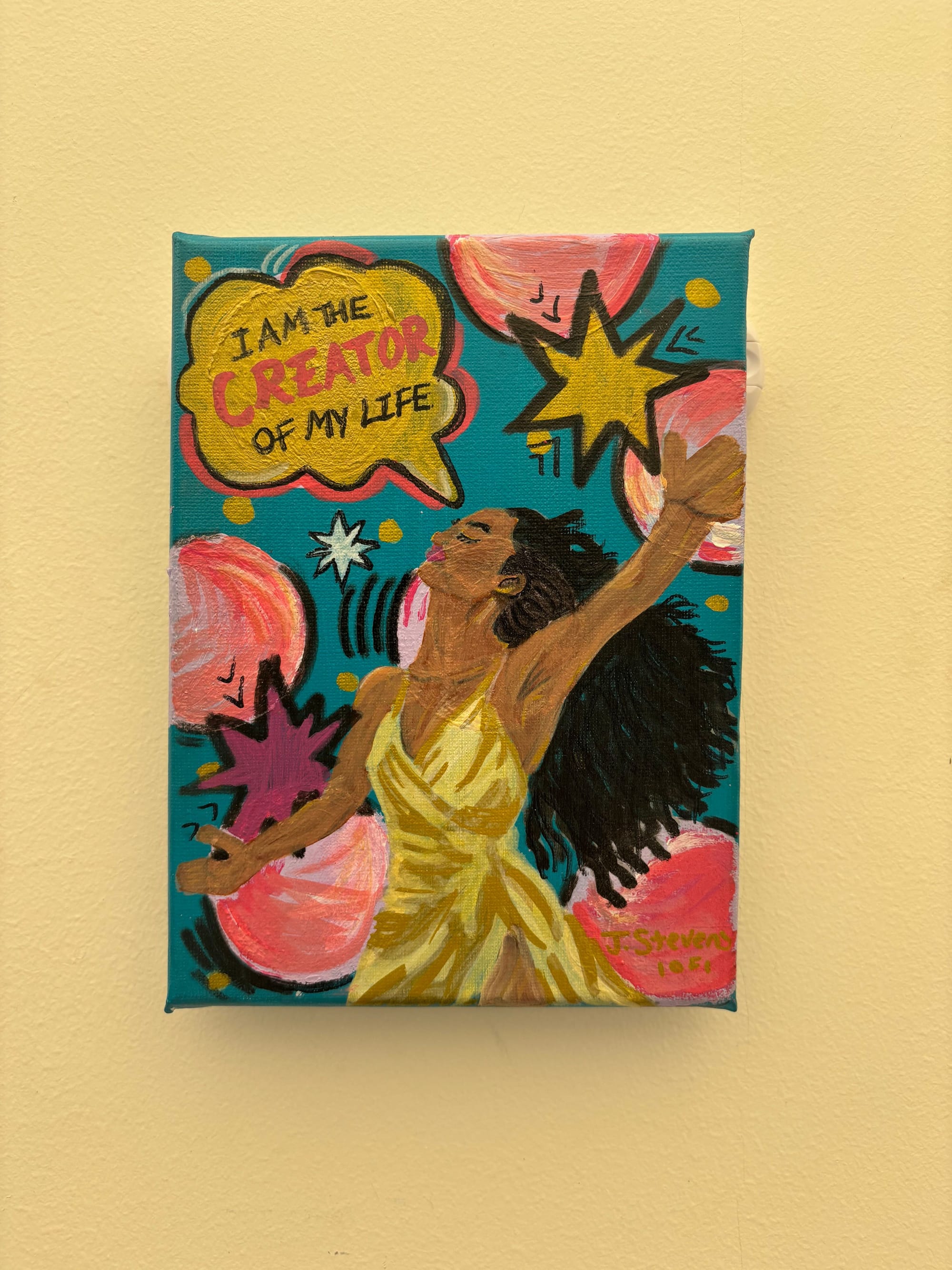 I Am The Creator Of My Life - (15x20cm Canvas)