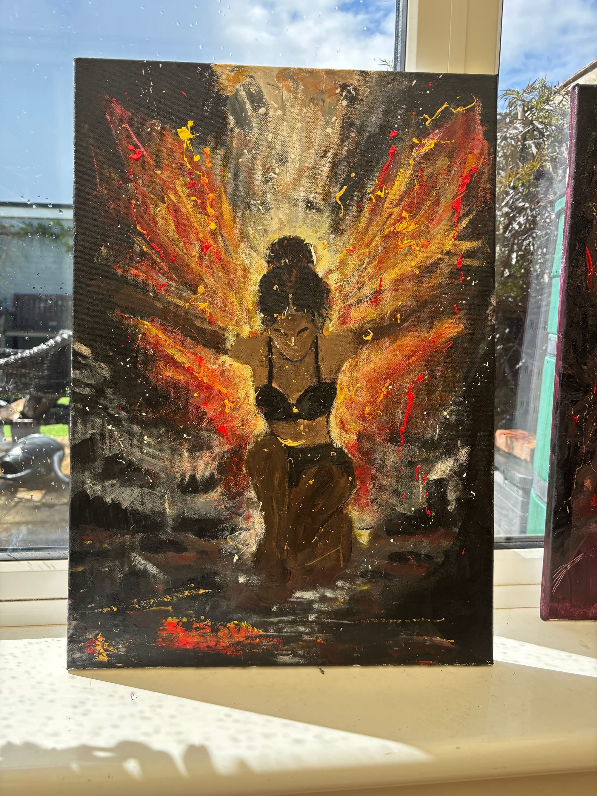 Rise Of The Pheonix - (40x50cm Canvas) SOLD