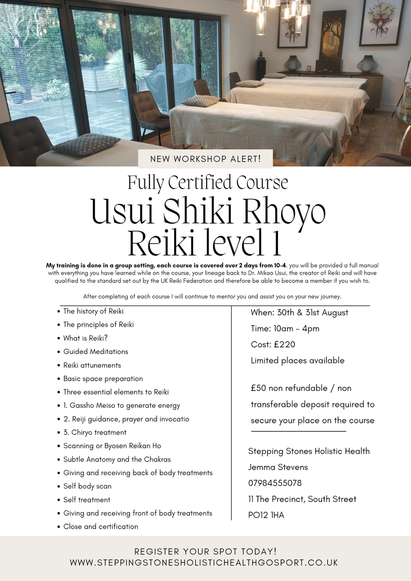 Reiki Level 1 Training - Self Healing